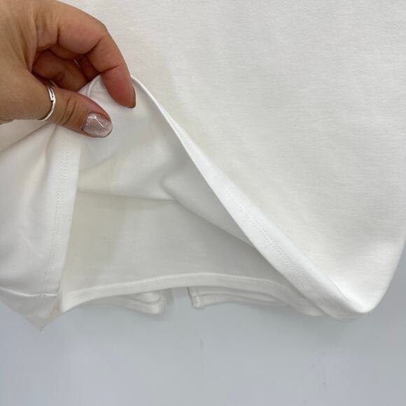 Lovers and Friends | Galleria Gown in White Off Shoulder Ponte Maxi Dress M - Picture 12 of 16